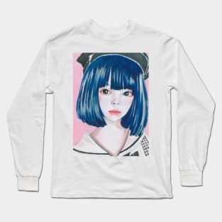 Portrait of Nanaho Long Sleeve T-Shirt